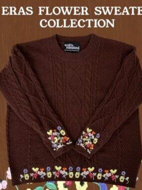 Eras Tour Flower Sweater XL